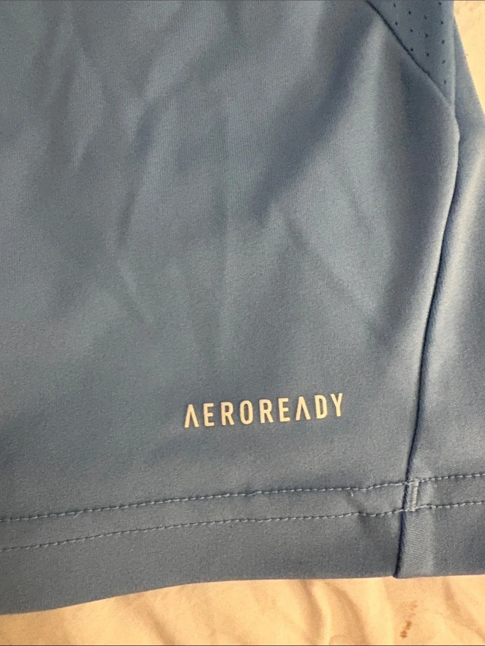 adidas Light Blue Short Sleeve Aeroready Training Jersey